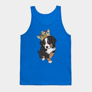 dog crown Bernese Tank Top